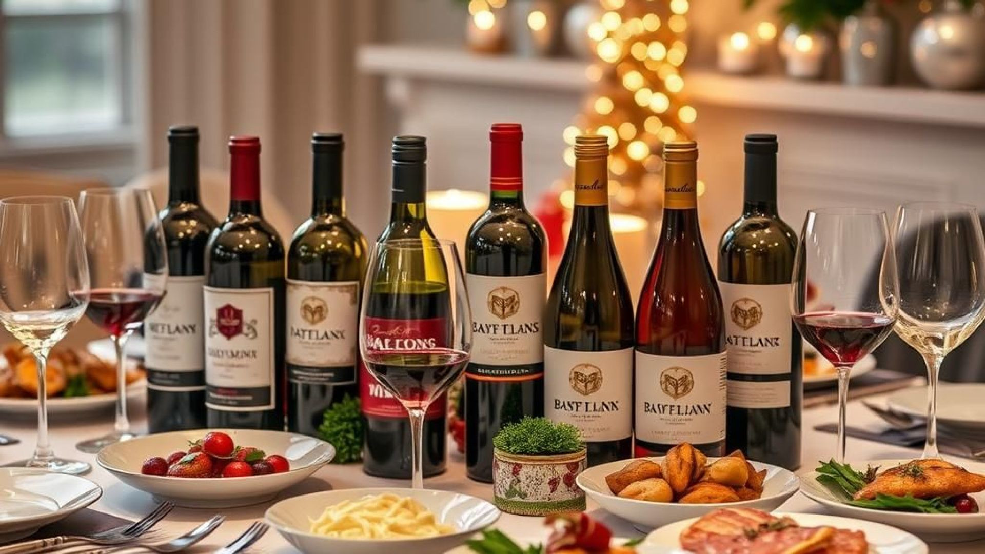 Choisissez votre vins avec notre guide pour vos repas de fêtes